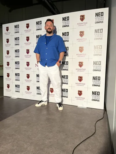 Ulaş Gökhan Gümüş Nişantaşı Üniversitesi NEO Tech Campus etkinliğinde.